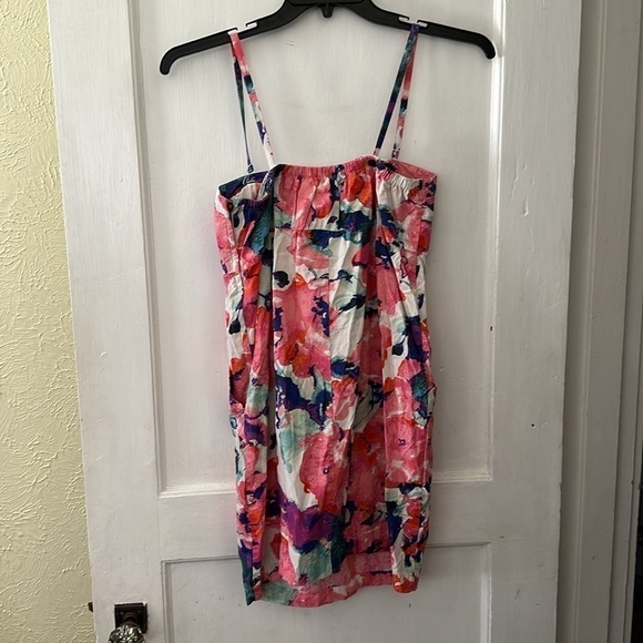 Levi’s Boho Watercolor Floral Sleeveless Mini Dress - Picture 4 of 8